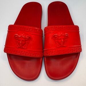 Versace Medusa pool Slides - size 12- need repair